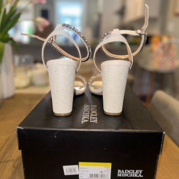 Badgley Mischka Tasmine Tall Evening Sandals - Picture 4 of 6